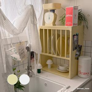 [리퍼] 큐브 주방 그릇선반 인디언렉 디쉬랙 키친랙(3size/2color)