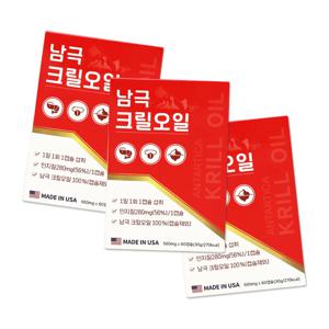 남극크릴오일 1000mg*60정 3팩