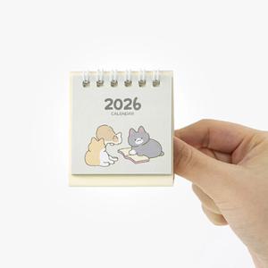 2026년 냥냥 탁상 달력 미니 캘린더 스케줄 플래너 14개월