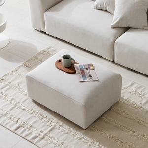 [리퍼]무드 아쿠아텍스 패브릭 아이보리 소파 스툴