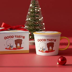 크리스마스선물! 비숑&푸들 라면기 (800ml) 자취생 전자레인지 대용량