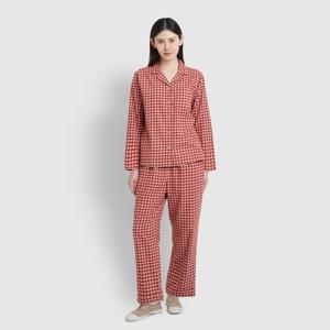 여 플란넬 파자마 세트 (4 sizes)(6 colors)