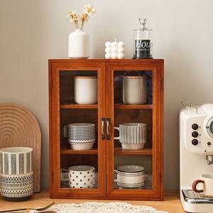 3단 우드 선반 수납함 캐비넷 주방 벽선반 컵선반 향수진열대 지브리 인테리어