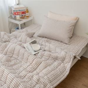 기숙사 1인용 이불 패드 베개커버 베개솜 손님용침구 SS