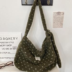 도트 뽀글이 크로스백 숄더백 에코백