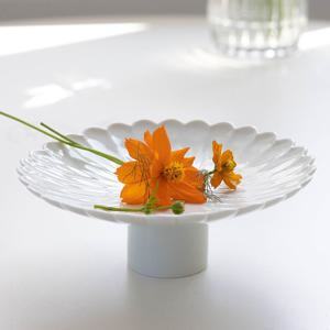 세라미꼬 높은 굽 화형접시 L