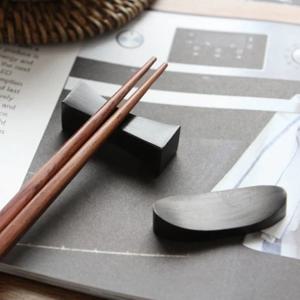 흑단 수저받침 타원type