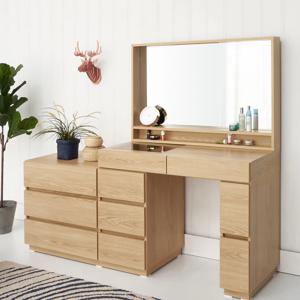 아일로 와이드 수납화장대세트 일반거울형