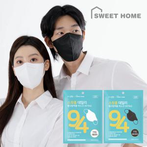 스윗홈 KF94 새부리형 마스크 대형 50매 원부자재 국산/개별포장