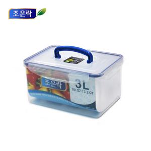 조은락 투명 밀폐용기 냉장고정리 반찬통 김치통 (3L)