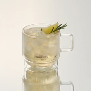 에센셜 이중 내열 핸들 유리컵 M 360ml 2P / 4P