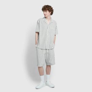 남 테리 5부 파자마 세트_스트라이프