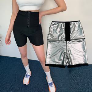 부스터땀복숏팬츠 5부 반바지 코르셋 레깅스 운동복 스포츠웨어 다이어트 방수 요가