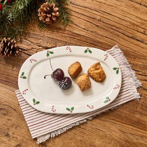 L 포근한 겨울 주물주물 타원접시 W23