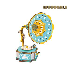 3D퍼즐 입체퍼즐 DIY 레코드축음기 (DL-G059)