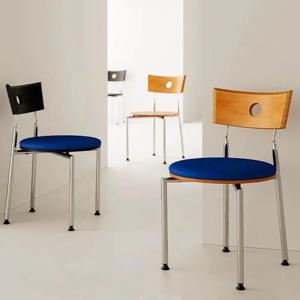 [해외] 노르딕 엔틱 투톤 우드 인테리어 체어 의자