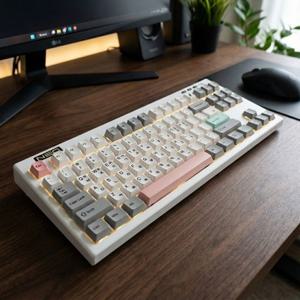 NEO87 유무선 기계식 키보드 레트로 라벤더축