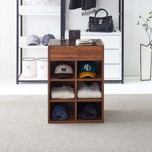 마홀앤 플랜트 시스템 드레스룸 아일랜드 수납장 W600 오픈형 멀바우