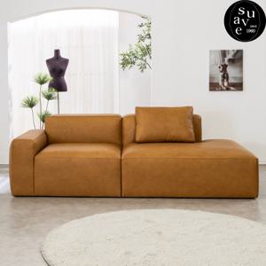 SE.06 3인 모듈 가죽소파 천연면피 통가죽 쇼파