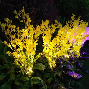 태양광 유채꽃 정원등 조화 꽃 조명