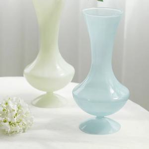 세잔느 감성 빈티지 엔틱 오브제 밀크 글라스 유리 화병 C타입