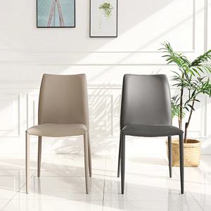 [리퍼] 마일드 가죽 식탁의자 인테리어 다이닝 카페 체어 SL130