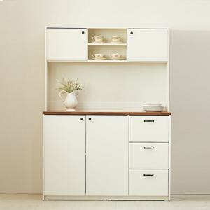 엘리브 레브 1200 주방 수납장 상하부장 세트 서랍형 냉장고장 홈카페장