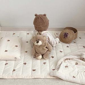 자수 극세사 겨울 아기 침대 패드 아동/슈퍼싱글/퀸