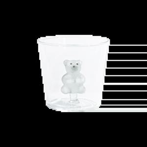 애니멀팜 글라스 화이트 베어 400ml