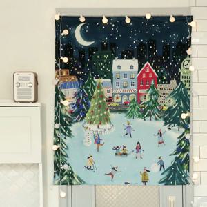 크리스마스 패브릭 포스터 벽트리 5종 겨울 인테리어 그림 대형 장식