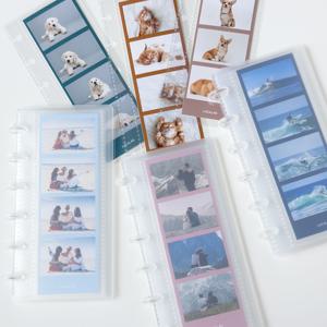 디스크링 네 컷 사진 앨범 바인더