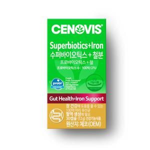수퍼바이오틱스 유산균+철분 (30캡슐/30일분)