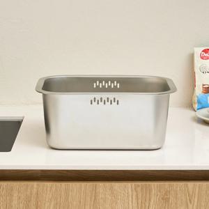 넘침방지 다용도 직사각 스텐개수볼 36X27X15