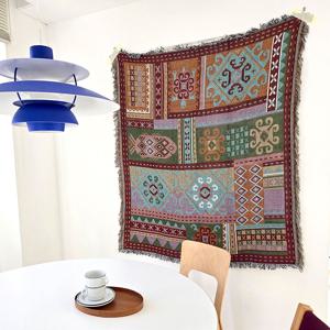 트라이벌 리추얼 블랭킷  감성 캠핑 담요/소파커버