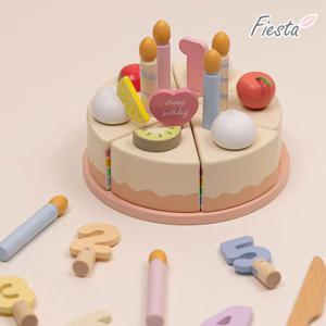 원목 소꿉놀이 홀케이크 세트