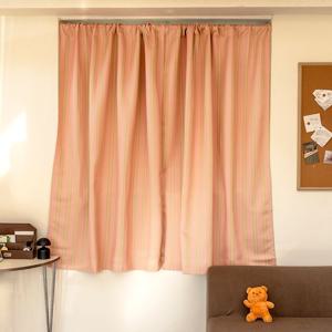 99%빛차단 워터멜론 비비드 작은창/긴창 암막커튼 무타공 봉집형 붙이는 커튼 3size