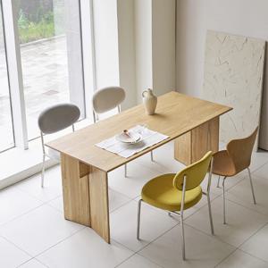 맞춤제작 /  여유 브라운애쉬 원목 식탁 테이블 1400~2000_F321