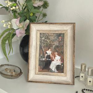 Vintage Garden Talk 그림 & 액자 세트