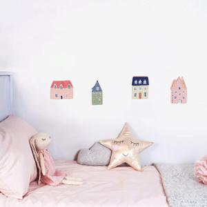 파스텔 하우스 아이방 스티커 벽지 데코 국내제작