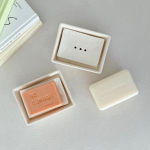 샌드 스톤 비누받침대 호텔식 도자기 홀더 거치대