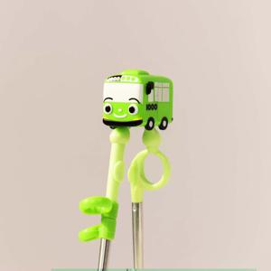 릴팡 타요 걸어다니는 모션스텐 릴팡젓가락 1단계(로기_그린)