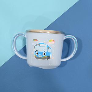 릴팡 타요 더블논슬립 양수스텐컵 255ml