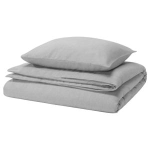 그로브스네리아 이불커버+베개커버 그레이 멜란지 150x200/50x80cm