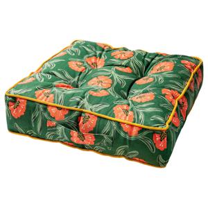 아로마티스크 방석 쿠션 플로럴 패턴 45x45x10cm