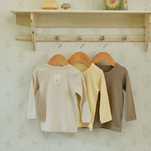 유아 실내복 아기 내복 모달 소프트 9부 오트밀