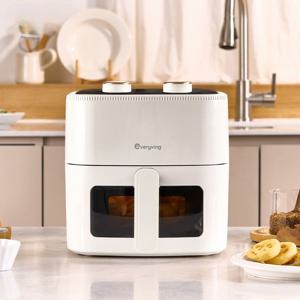 보이는 기계식 에어프라이어 5리터 Lime-0611W