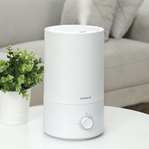 [리퍼]간편 다이얼 조작 통세척 4.3L 대용량 원통형 초음파 가습기 DEH-R200M