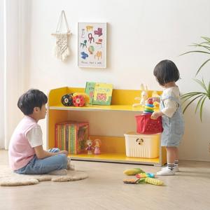 코지 아기 2단 책장 어린이 교구장 낮은 선반장 800