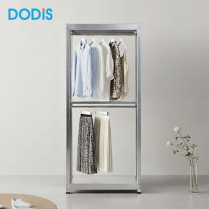 누들랙 시스템행거 3단 1행거봉 팝업스토어 드레스룸 철제 스탠드 옷걸이 (DIY 조립)