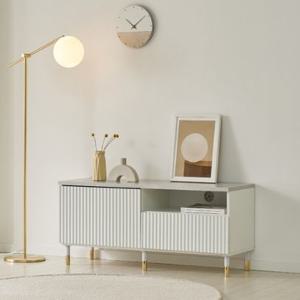 이니멀리즘 견고한 상판 골드다리 템바보드 거실서랍장(1200 2색)